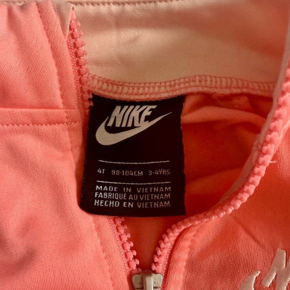 Nike Coral and Beige Tracksuit - Picture 6 of 7